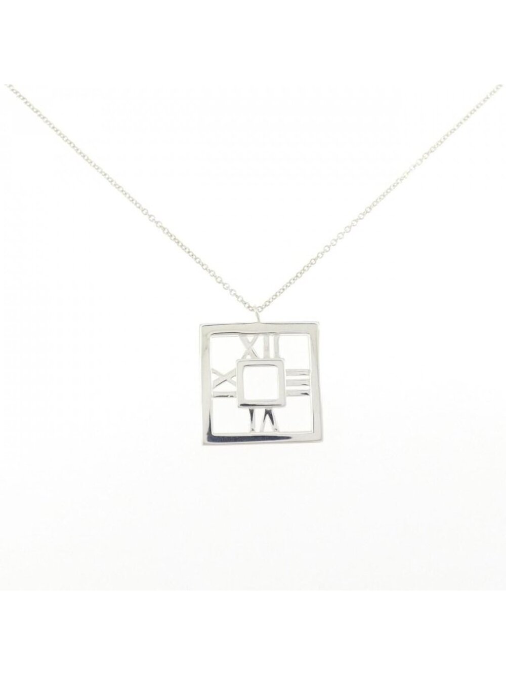 Tiffany & Co Atlas Square Necklace